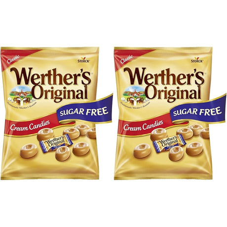 Original de Werther-1 x 70g-dulces crema sin azúcar con delicioso sabor a caramelo