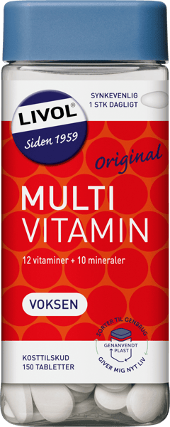 Livol multivitamin Voksen 150 STK