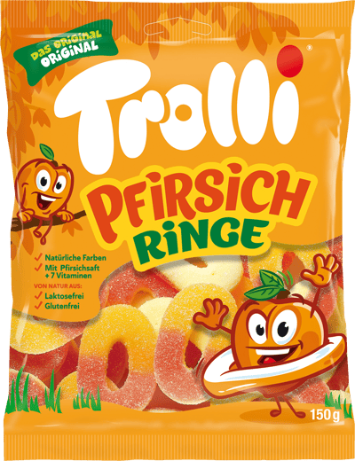 Trolli pfirsichringe 150 g