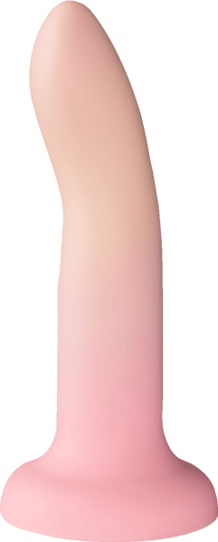 Syndig persikgradient dildo 18 cm