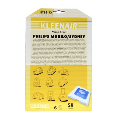 Støvsugerposer Philips Sydney (147804) PHI6