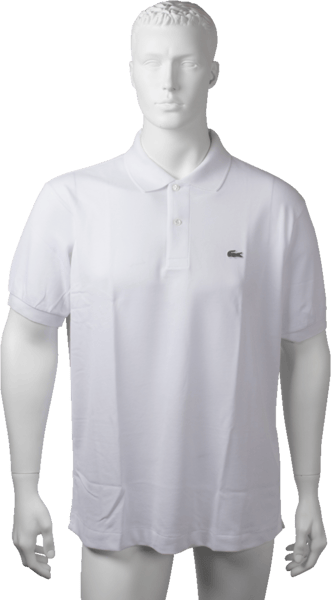 Lacoste polo hvid str m