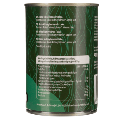 Taste of Nature Røde Kidneybønner 400g