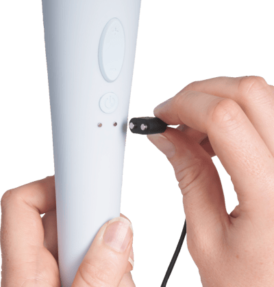 Sinful Luxy Blå Ekstra Kraftig Magic Wand Vibrator