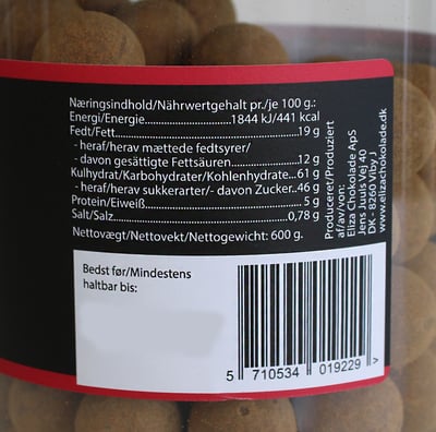 Lakridskugler stærk 600g