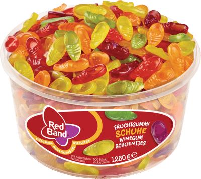 Red Band Vingummi Sko 1250 G
