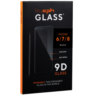 Leki bycph Pro Glass - iPhone 6 7 8 BLACK