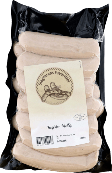 Slagterens favoritt Ringrider 14 STK 1050 g