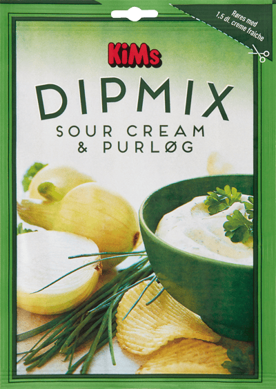 Kims dip mix gour cream & purløg 18g