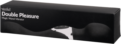 Sinful Curvy Double Pleasure Opladelig Magic Wand Vibrator