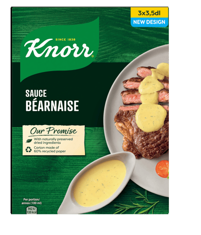 Knorr -sås bearnaise 3x19 g