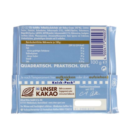 Ritter Sport Kokos 100 G