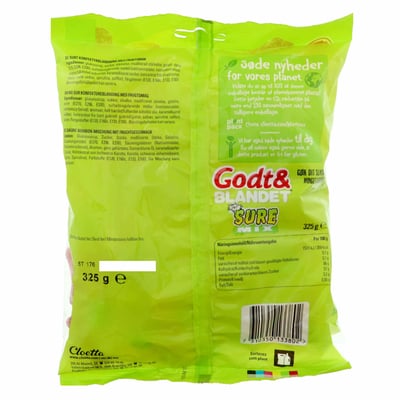 Malaco Godt & Blandet Det Sure Mix 325 g