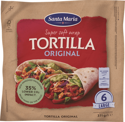 Santa Maria Tex Mex Tortilla Wrap 6 Stk 371 g