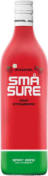 Små Sure Shots Jordbær 164% 1 l