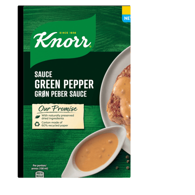 Knorr Sauce Grøn Peber 3x22 g