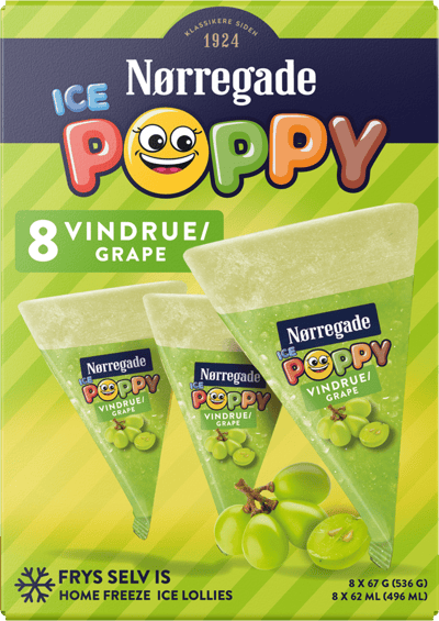 Vindrue Ice Poppy 8 stk