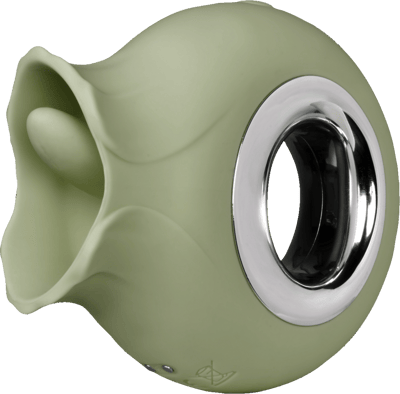 Syndig fransk kyss matt grøn klitoris stimulator