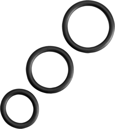 Syndig penisring sæt 3 stk