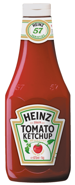Heinz Ketchup 875 ml - 1 kg