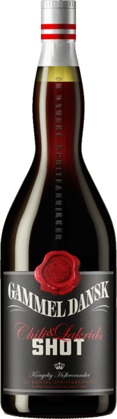 Gammel Dansk Chili & Lakrids Shot 32% 07 l