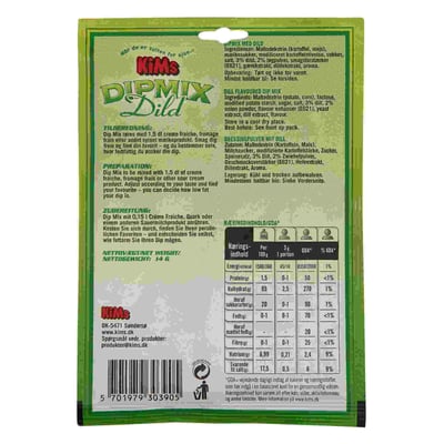 Kims dip mix dild 14g