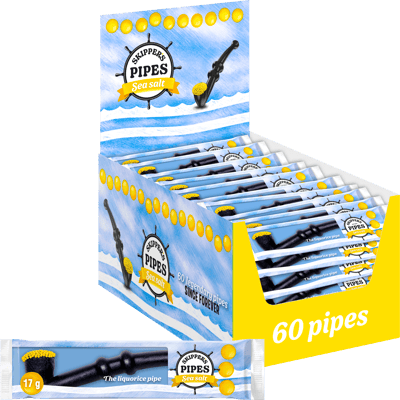Malaco Skipper's Pipes Seasalt 60 stk