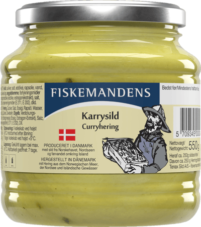 Karrysild Fiskemandens 550 g