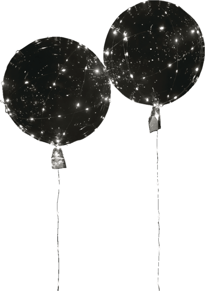 LED Ballon m selvluk 2 stk