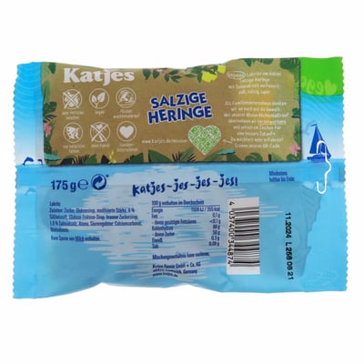Katjes Salzige Heringe 175G