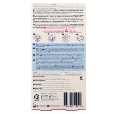 Veet Pure Cold Wax Strips Sensitive Ben & Krop 22 stk