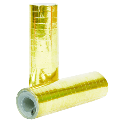 Serpentiner guld 2 ruller