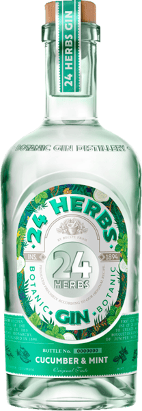 24 Herbs Gin Cucumber & Mint 40% 07l