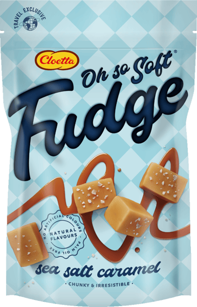 Fudge Sea Salt Cloetta 180g