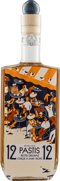 12 12 Pastis de Saint Tropez Rendezvous en Terrasse 45% 07L