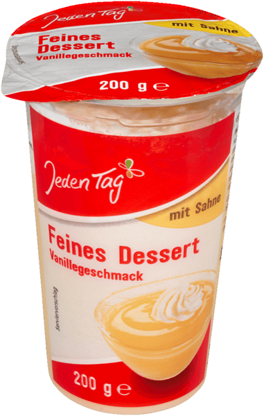 Jeden Tag Vaniljebudding m Fløde 200g