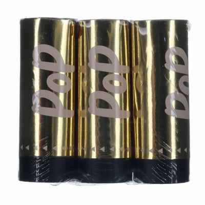 Konfettirør m Fjedreefekt  3stk Guld