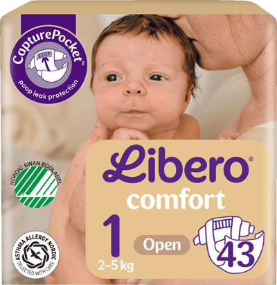 Libero Comfort 1 2-5kg 43 stk