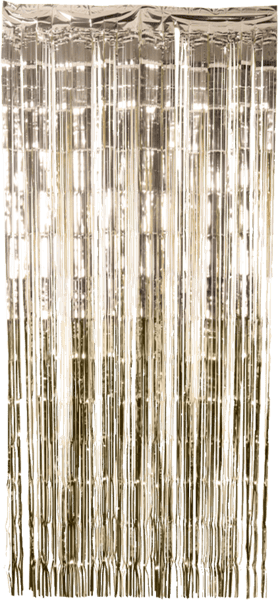 Lamettagardin Guld 90 x H250 cm