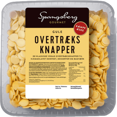 Spangsberg Overtræksknapper Gule 720g