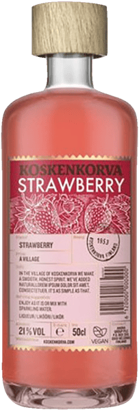 Koskenkorva Straw 21% 05l Koskenkorva Strawberry 21% 05l