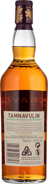 Tamnavulin rødvin fat 40% 07l
