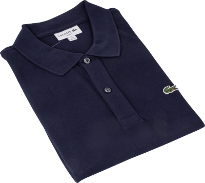 Lacoste polo marineblå str m l