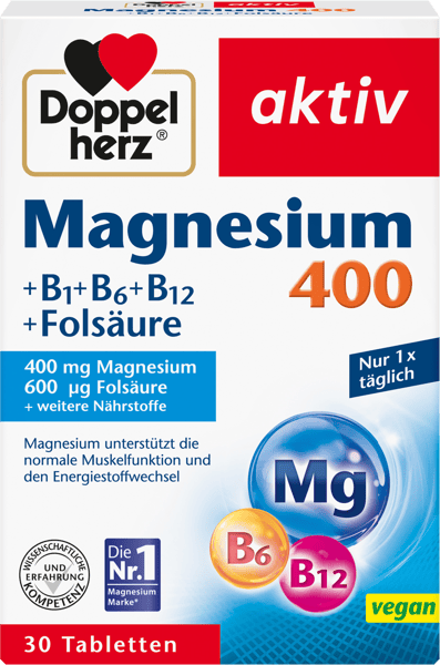 Magnesium+BVitaminer Doppelherz 30stk