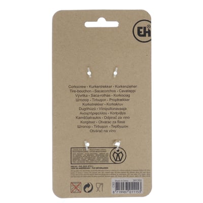 Proptrækker rustfrit stål