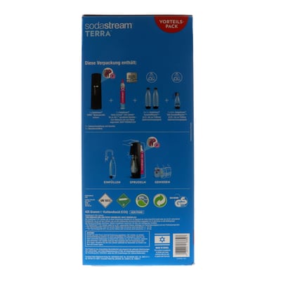 Sodastream Terra Combopack Sort M 3 Flaskmer