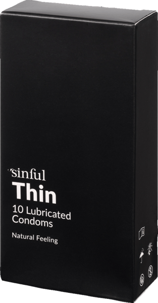 Syndig tynde kondomer 10 stk