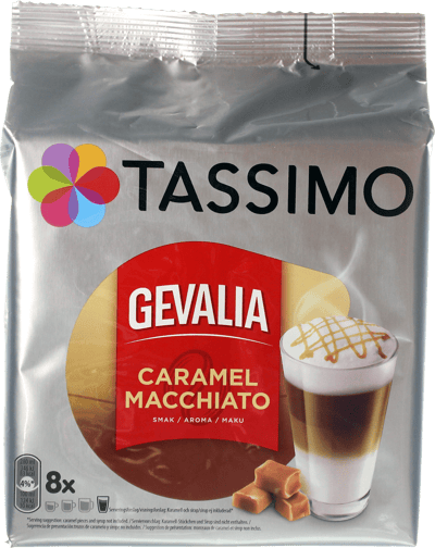 Tassimo Kapsler Gevalia Latte Macchiatto Caramel