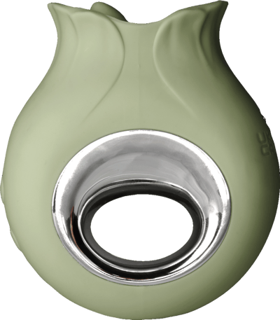 Syndig fransk kyss matt grøn klitoris stimulator