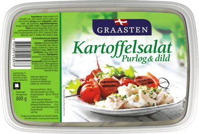 Graasten Kartoffelsalat m løg og purløg 800 g